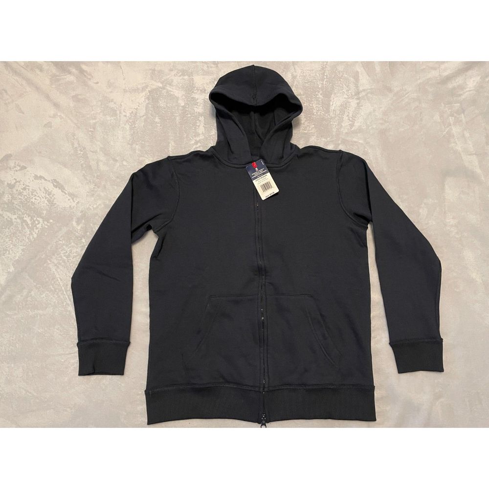 IZOD Youth Full Zip Hoodie Sensory Friendly Schoolwear Navy Size L (14/16) NWT